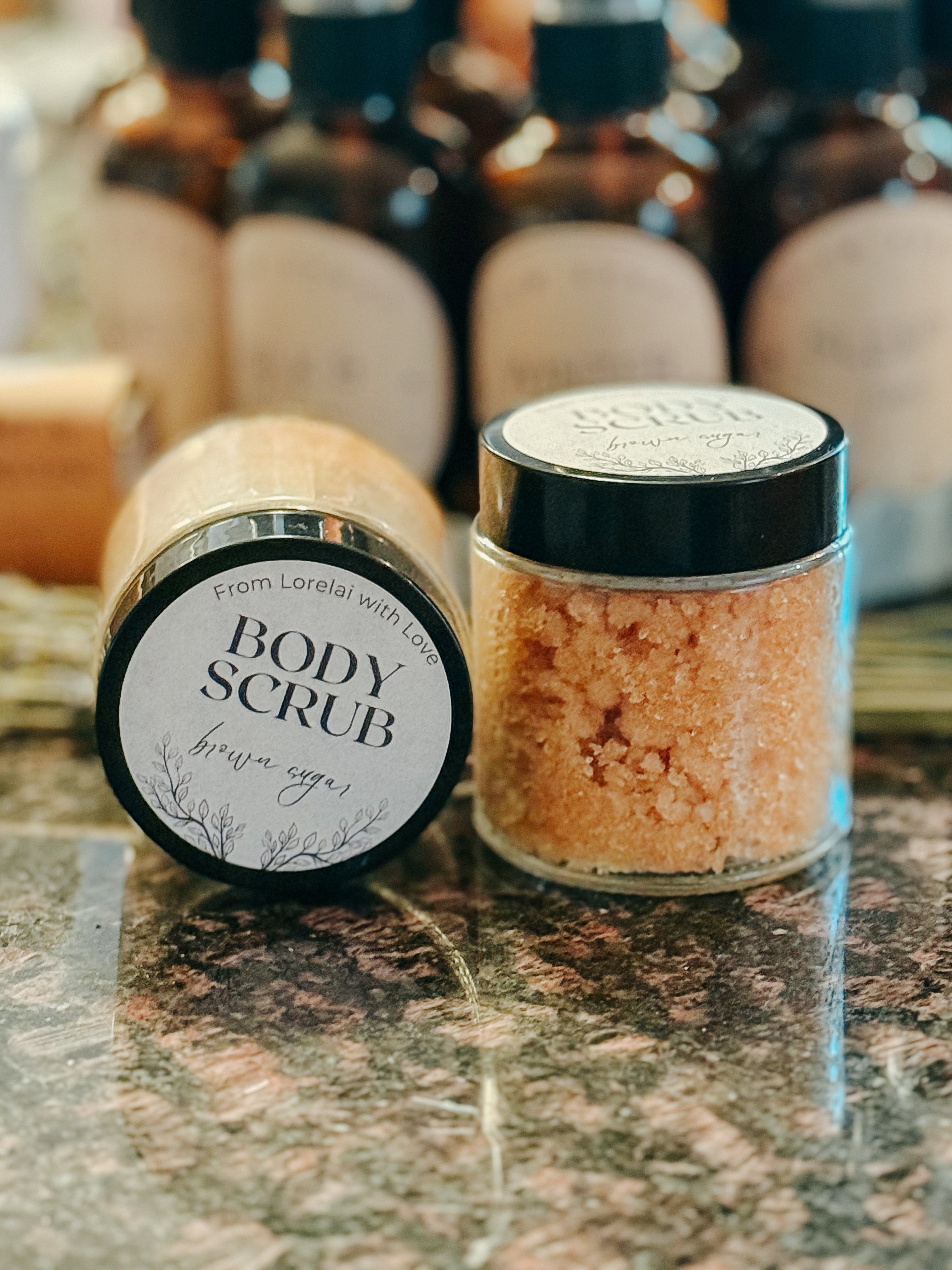 Golden Glow: Raw Brown Sugar & Botanical Body Polish